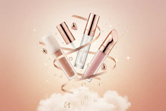 Unapologetic Glow Lip Gloss Collection - all three shades together nude, pink, crystal clear